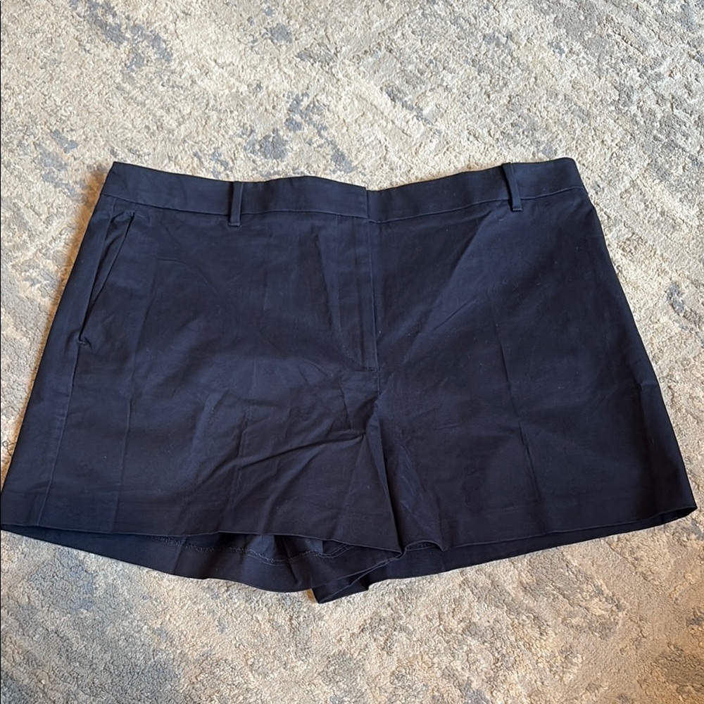 Ann Taylor Black City Shorts Tailored Design